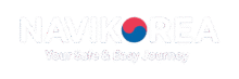 navikorea white logo – official brand image